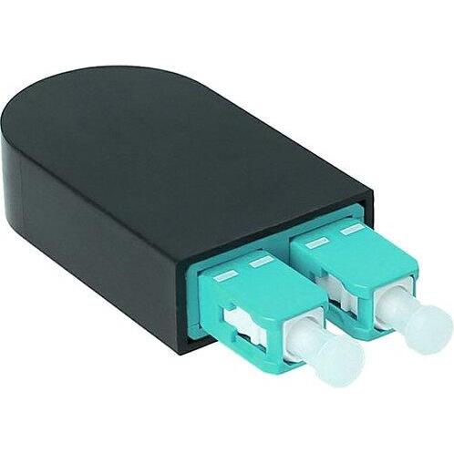 BlueLAN BlueOptics Loopback Adapter SC Duplex Multimode OM3, Transceiver, Türkis, Schwarz