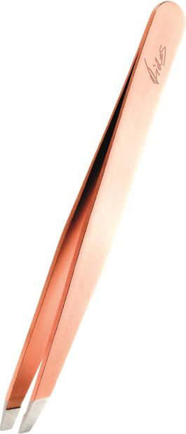 Rubis Pinzetta inclinata, Inox, oro rosa, Fides