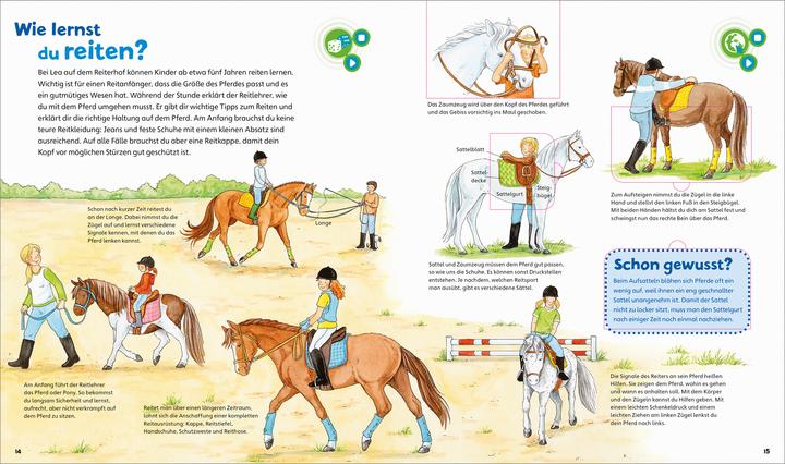 Produktbild Bookii WAS IST WAS Junior Komm mit zu den Pferden und Ponys! (Deutsch, Tatjana Marti, Silke Voigt, Christina Braun, Claudia Kaiser, Martin Lickleder, 2018)