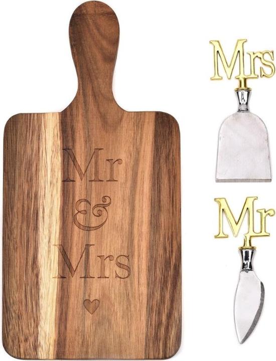 Produktbild TOP Käsebrett mit Messer