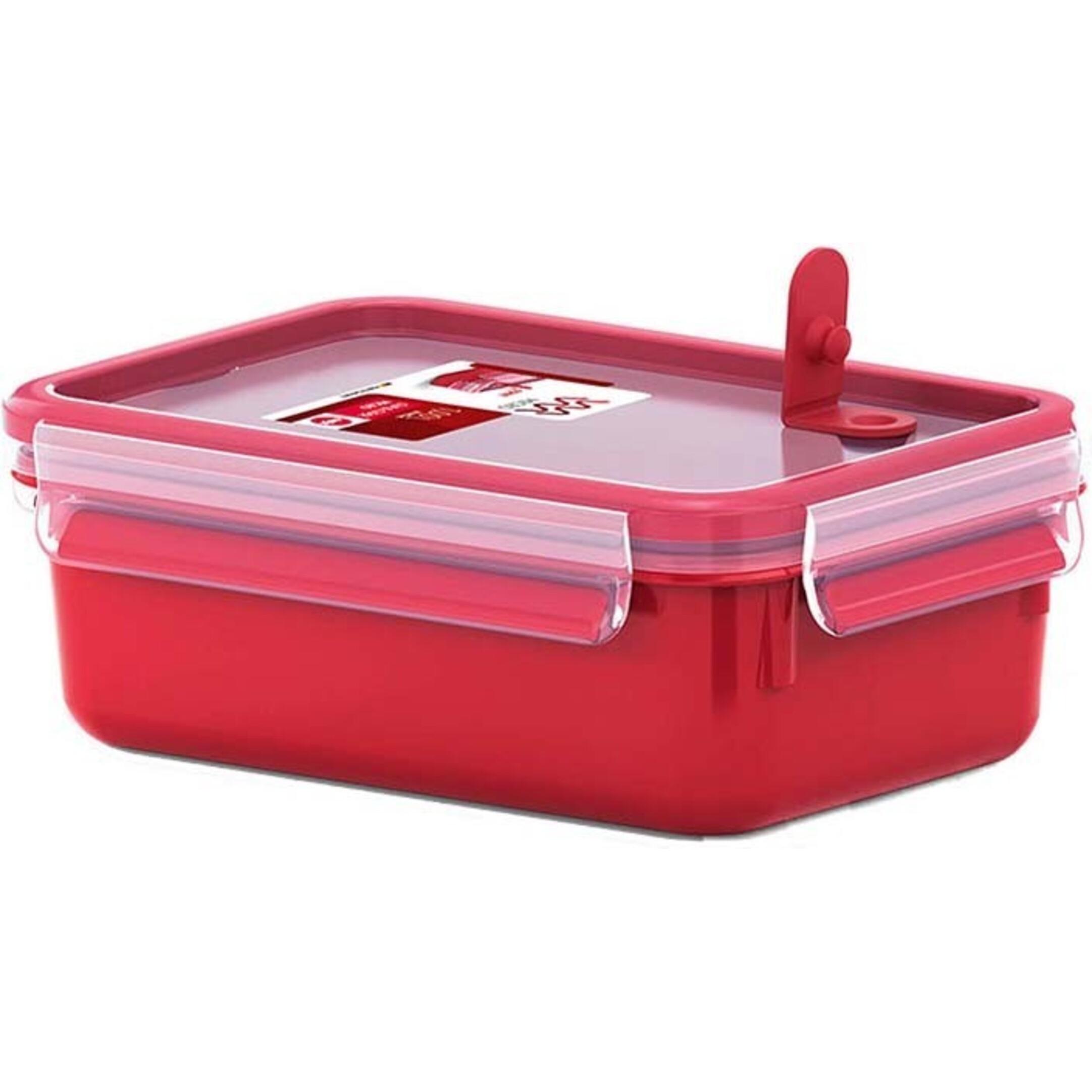Emsa Può Clip&Micro, Portapranzo, Rosso