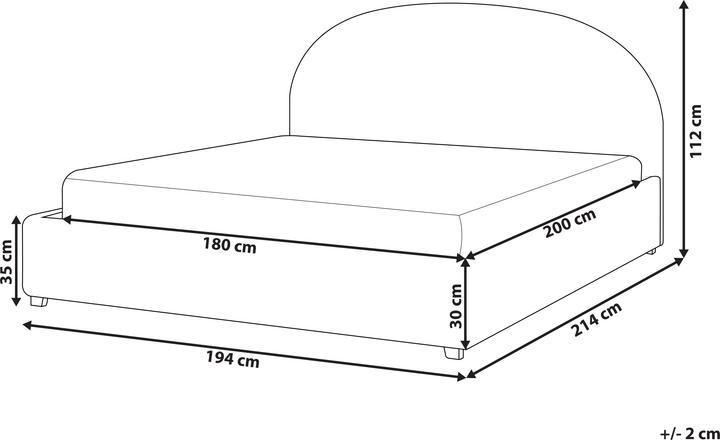 Image du produit Beliani Vaucluse (180 x 200 cm)