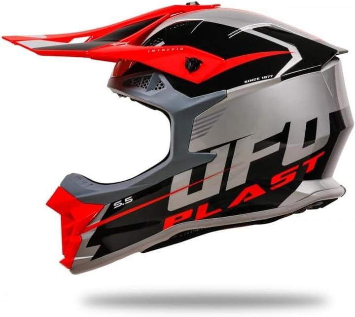 Productafbeelding Ufo Plast INTREPID helm grijs L (L)