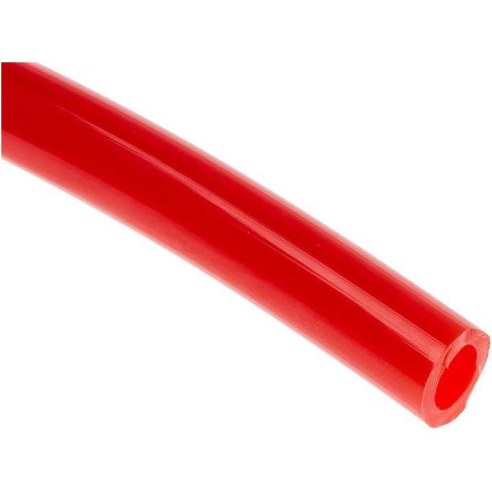 RS PRO Polyurethane Tube, Red, 5mm ID, 8mm OD (9172426)