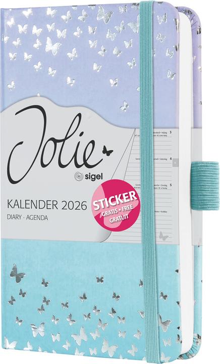 Produktbild Sigel Taschenagenda JOLIE Motiv (Deutsch, Französisch, Englisch, Niederländisch)