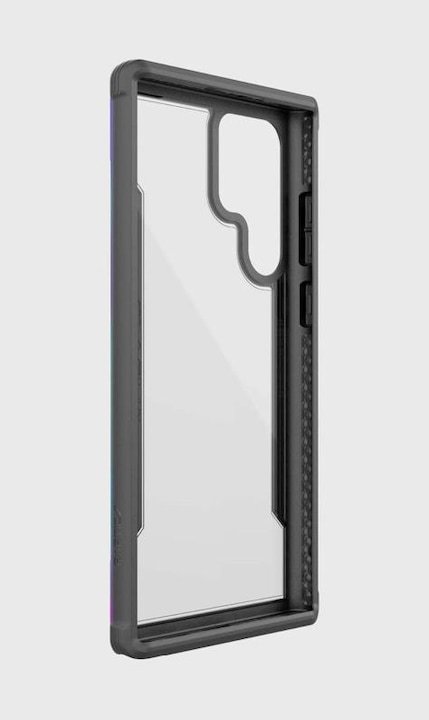Produktbild Samsung Galaxy S22 Ultra - Raptic/X-Doria Defense Shield Case mit iridescent Rahmen (Samsung Galaxy S22 Ultra)