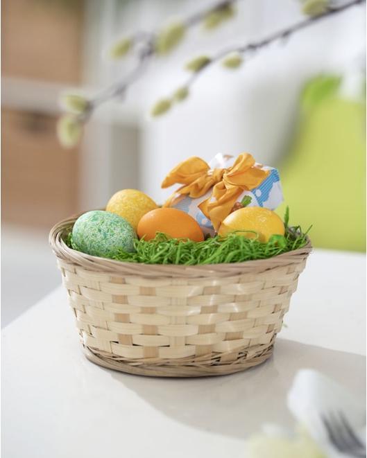Produktbild MICA Living Osterkörbchen - aus Bambus - ca. 20 x 9 cm - 1 Stück (1 x, 20 x 9 cm)