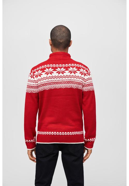 Actual product image Brandit Norwegian cardigan size L colour red (L)