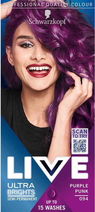 Image du produit Schwarzkopf Live Ultra Brights (94 Purple Punk)