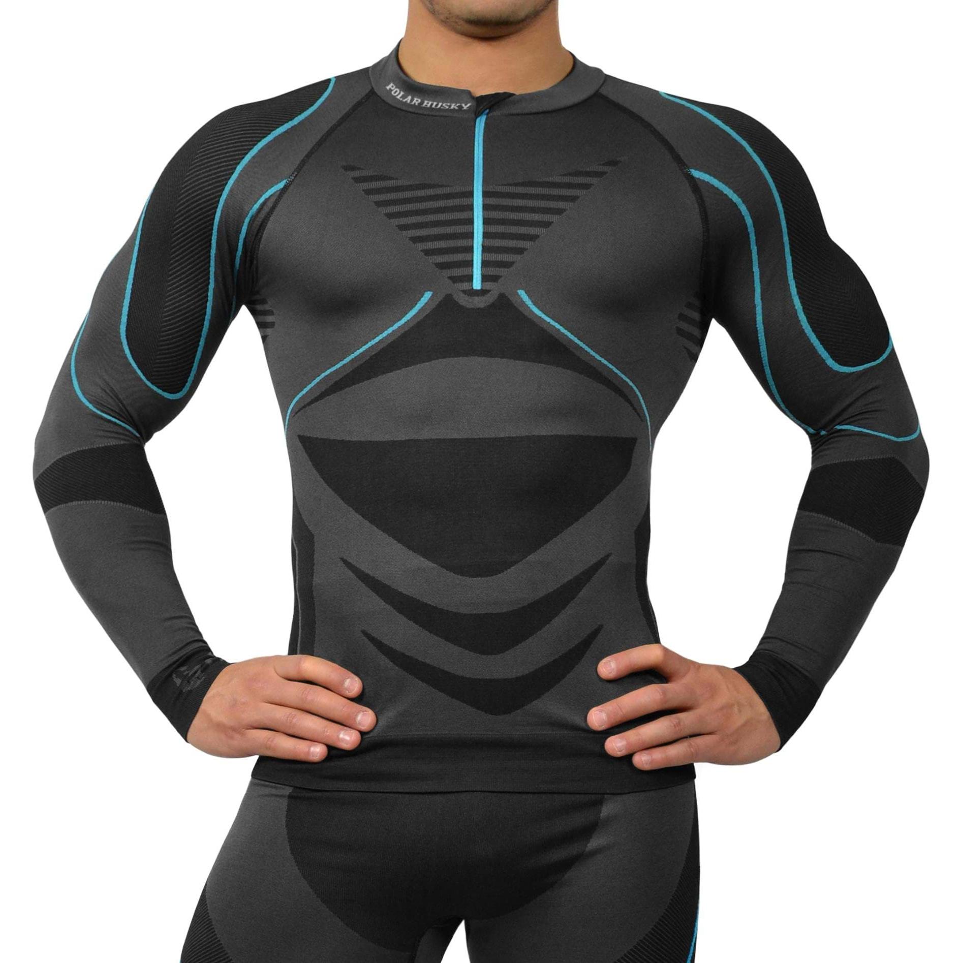 Polar Husky, Herren, Funktionsshirt, Funktionsunterhemd (M), Türkis, M