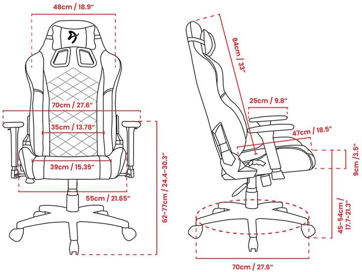 Produktbild Arozzi Soft Fabric | Gaming Chair | Avanti SoftFabric | Brown