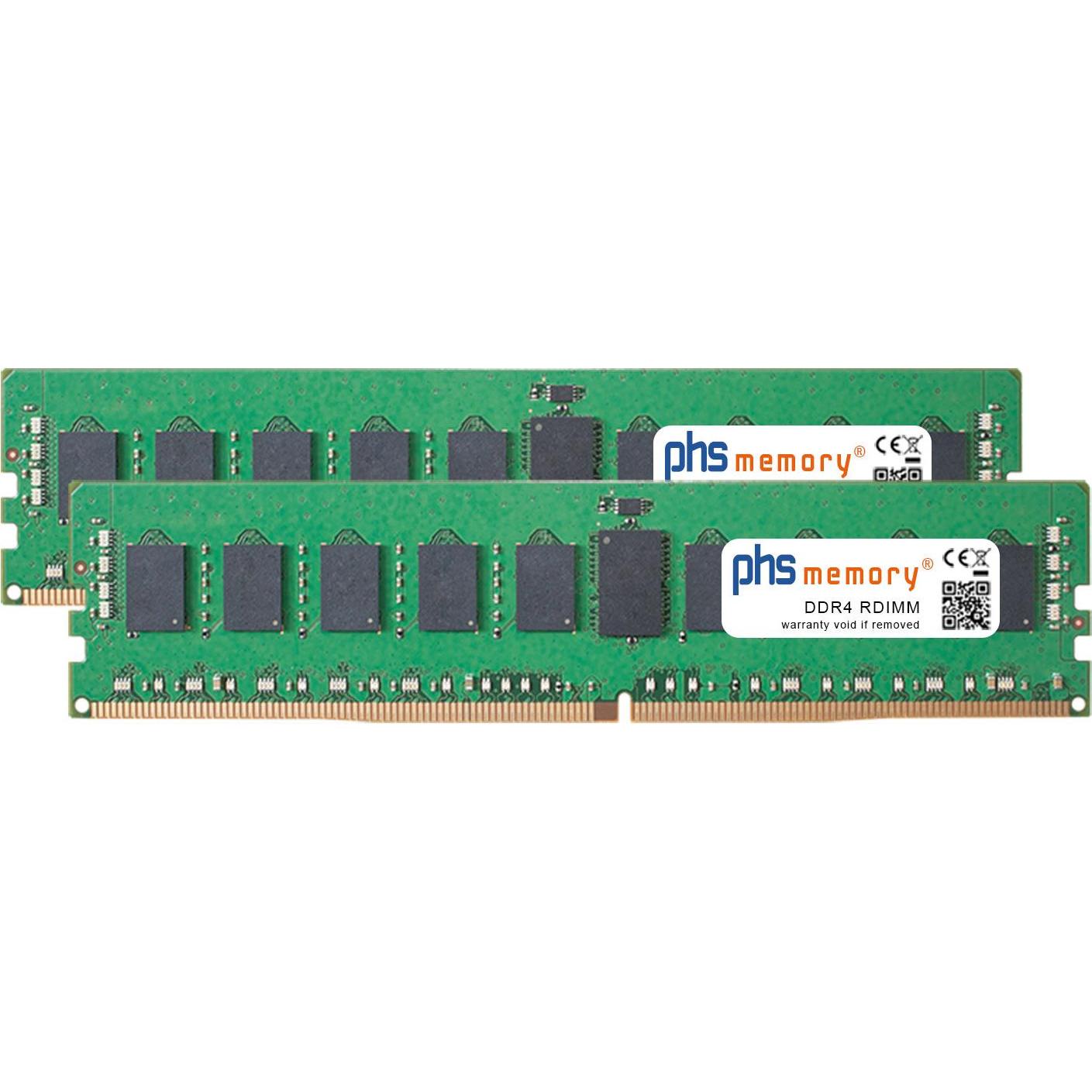 PHS-memory RAM passend für Apple MacPro 12-Core 3,3GHz (2019) (Apple MacPro 12-Core 3,3GHz (2019), 2 x 8GB), RAM Modells...