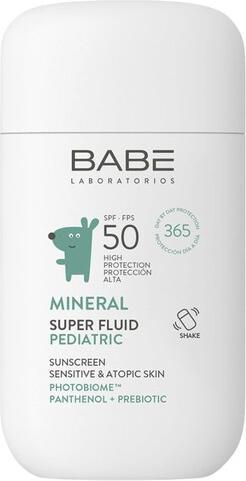 Image du produit Babe Super Fluid Mineral (Pediatric Sunscreen SPF50, 1 unit, Sensitive/Atopic Skin) (Crème solaire, SPF 50)