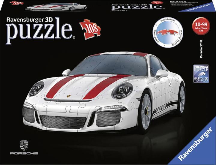 Immagine prodotto Ravensburger 3D - Porsche 911R (108 pezzi)