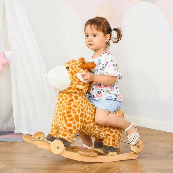 Image du produit Homcom Animal à bascule Girafe
