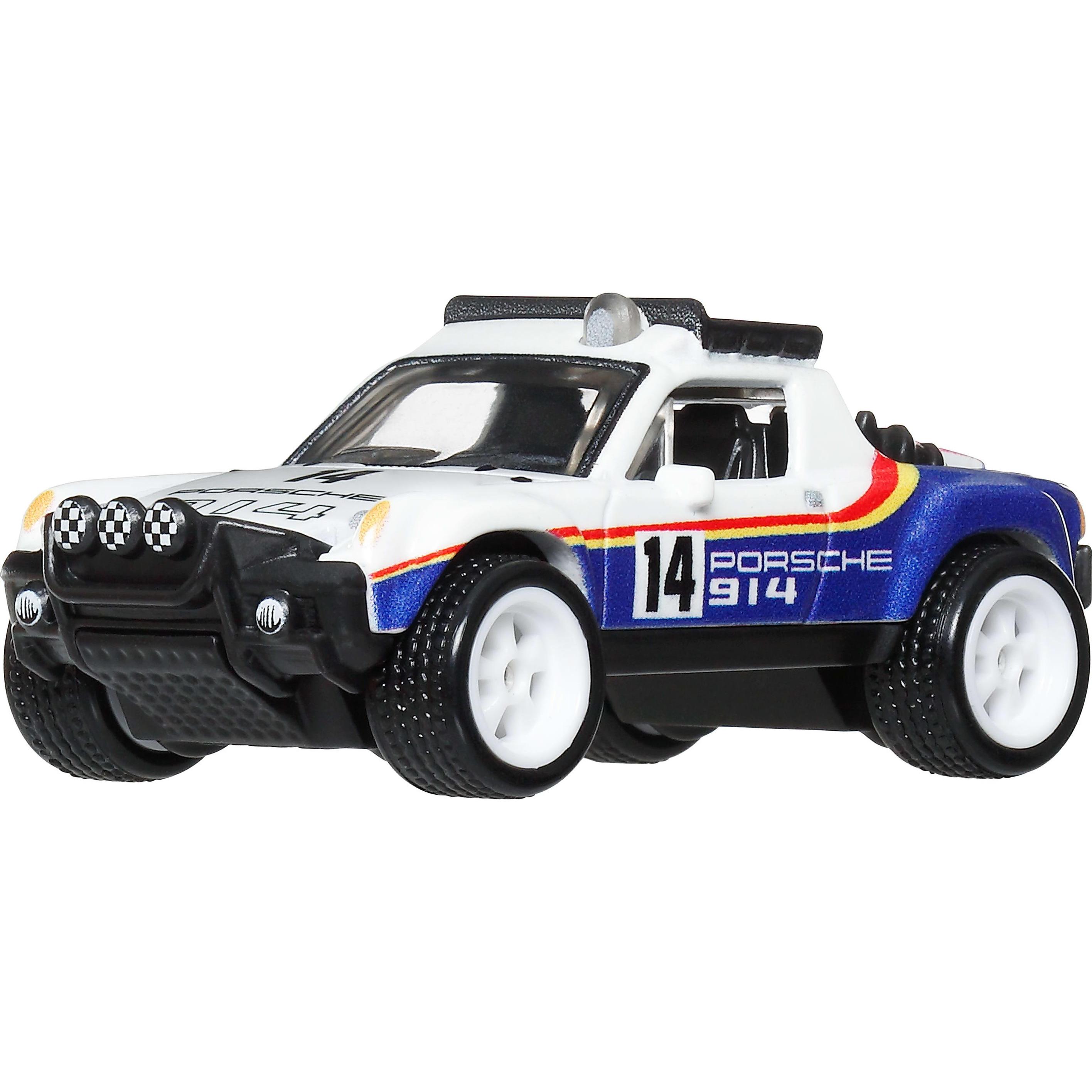 Hot Wheels Car Culture Premium 1:64 Scale Die-Cast Toy Porsche 914 Safari, Thrill Climbers