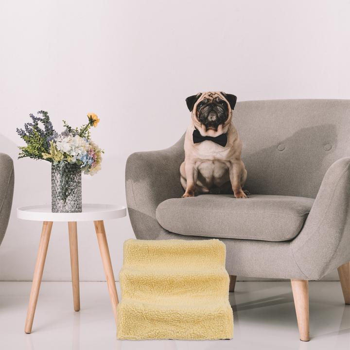 Actual product image Relaxdays Dog-Stairs 3-Steps (Dog, Washable)