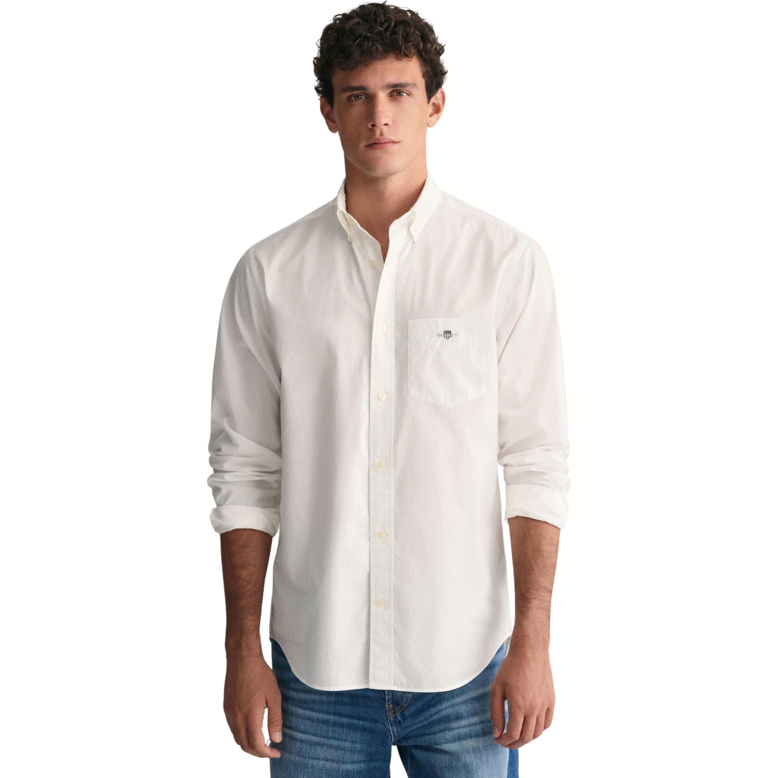 Thumbnail - GANT, Herren, Hemd, 10019903, Weiss, (XL)