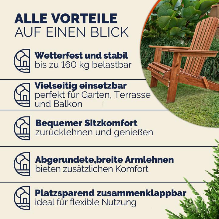 Produktbild Casaria Sonnenstuhl (84 cm)