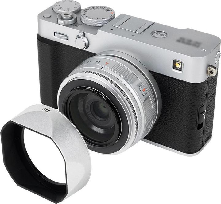 Actual product image JJC LH JXF23M2 SILVER Lens Hood