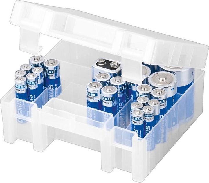 Actual product image XCell Universal Akkubox für 1-31 Batterien, Akkus AA, AAA, C, D, 9V (1 pcs., 14500, AA, D, 9V Block)