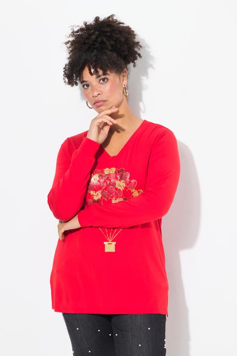 Produktbild Miamoda Langarmshirt, Classic Fit, Luftballons (54)