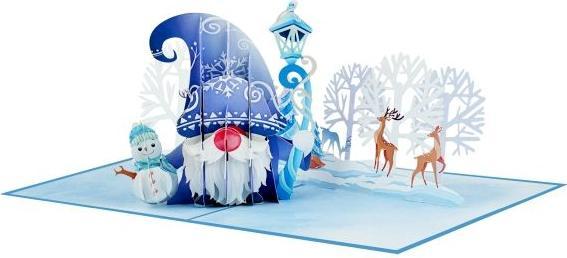 Produktbild MU Classic 3D Pop-Up Weihnachtskarte Saluts Series - Gnome (1 Stk.)