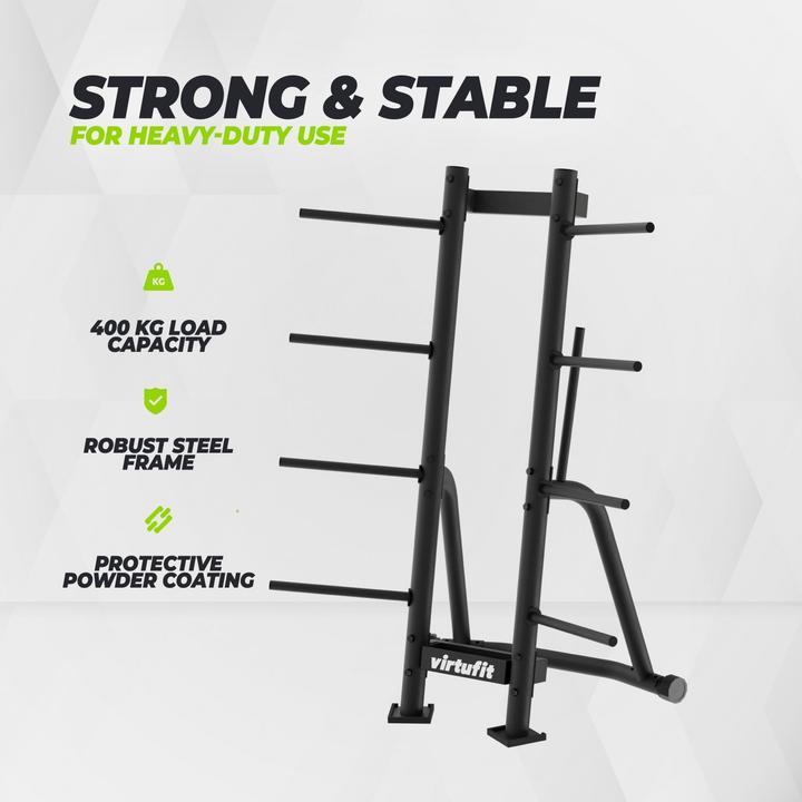 Produktbild Virtufit Rack di stoccaggio Bodypump - per 10 set - Rack per pompe