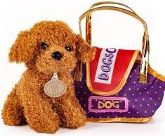 Lena Plüschtier Hund mit Tasche