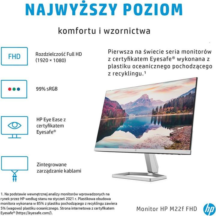 Actual product image HP M22f (1920 x 1080 pixels, 21.50")