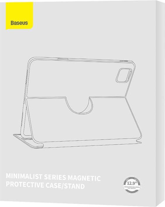 Productafbeelding Baseus Minimalist Series IPad PRO 12.9 Magnetische beschermhoes (lichtgrijs) (iPad Pro 12.9)