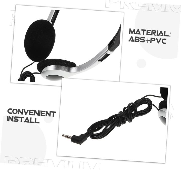 Produktbild Gammaeon Retro Kopfhörer mit Kabel und Typ-C Adapter