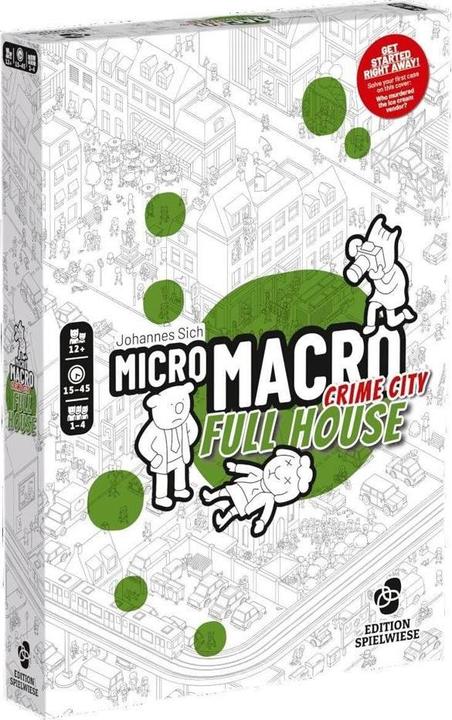 Edition Spielwiese MicroMacro Crime City - Full House EN (English, 1 - 4 Players)