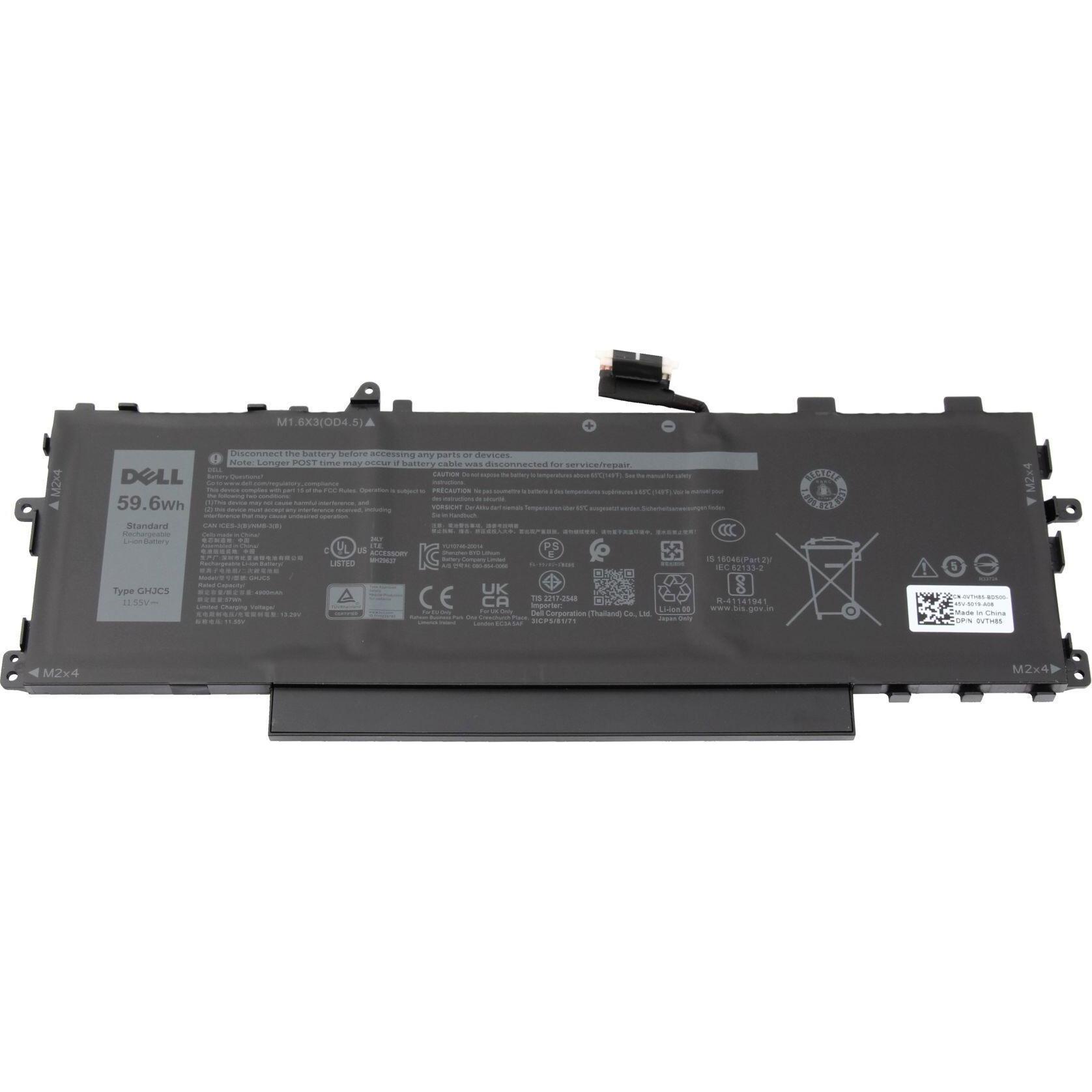 Dell JJ4XT (3 Zellen, 4900 mAh), Notebook Akku