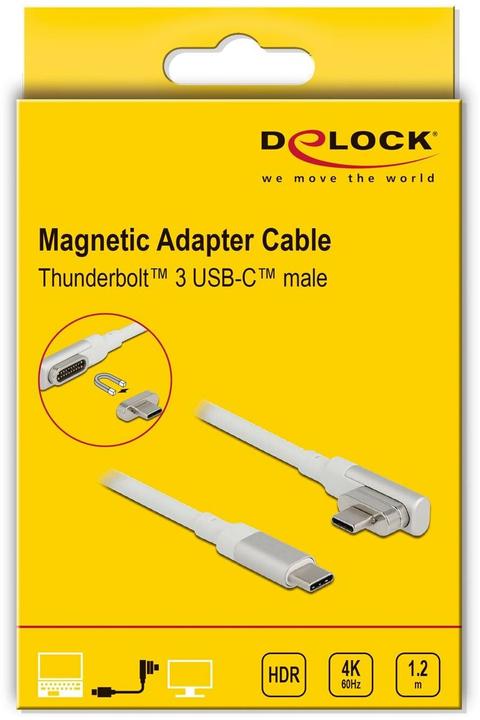 Actual product image Delock 86703 Video Cable Adapter 1.2 m HDMI Type A (Standard) USB Type-C Grey (1.20 m, USB 3.2 Gen 2x2, 100 W)