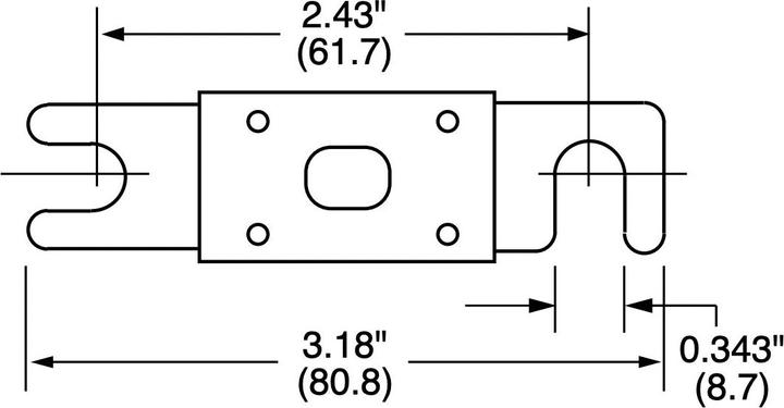 Produktbild TBS Electronics ANL / CNN E - Sicherung 300A/80V (300 A)