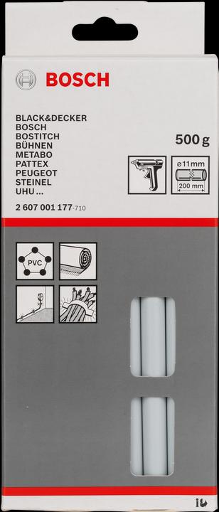 Image du produit Bosch Professional Zubehör Bâtonnets de colle BOSCH, gris