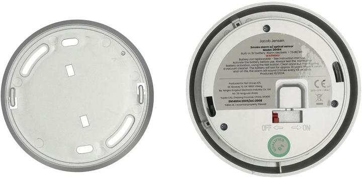 Actual product image Jacob Jensen Røgalarm