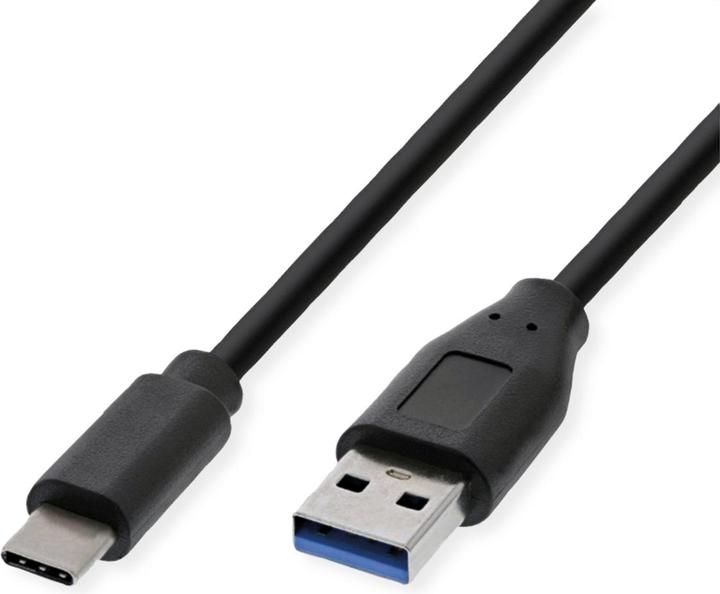 Produktbild Roline USB A – USB C (0.50 m, USB 3.0, USB 3.2 Gen 1, 15 W)