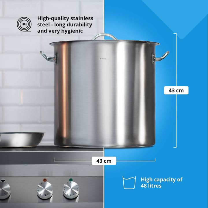 Produktbild Royal Catering Kochtopf (Kochtopf, Edelstahl, 40 x 44.50 cm)