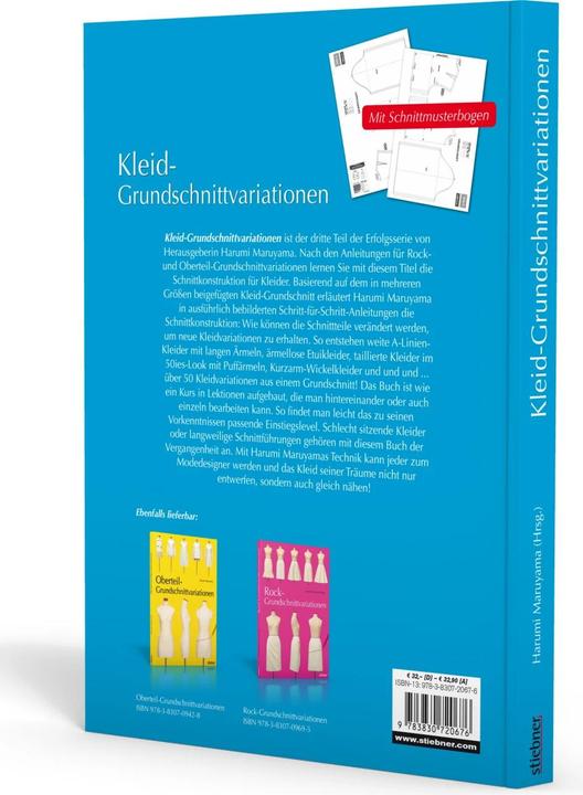 Image du produit Kleid-Grundschnittvariationen (Allemand, Harumi Maruyama, 2023)