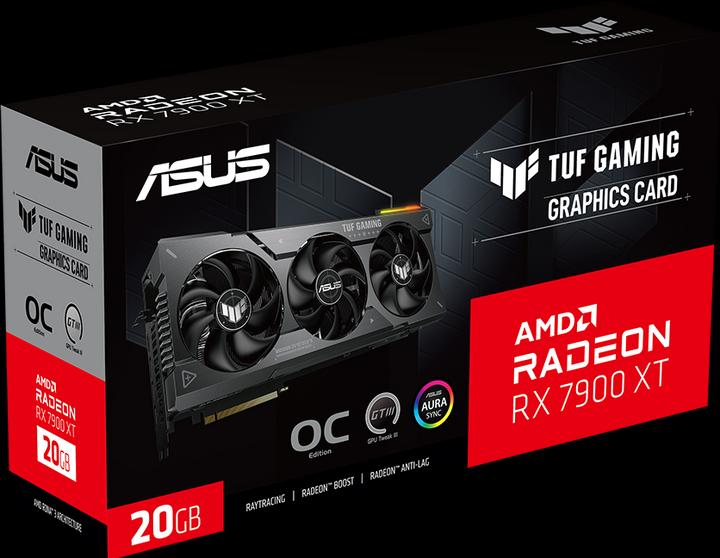 Image du produit ASUS Radeon TUF GAMING RX 7900 XT OC Edition (20 Go)