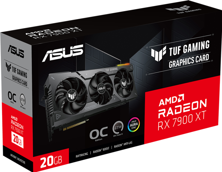 Produktbild ASUS Radeon TUF GAMING RX 7900 XT OC Edition (20 GB)