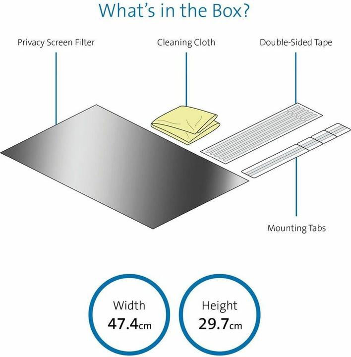 Produktbild Kensington Blickschutzfilter (22", 16:10)