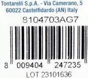 Valori nutrizionali e ingredienti Tontarelli pattumiera verticale con manico moda 28l bianco/ne (28 l)