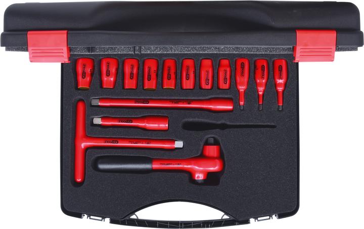 Actual product image KS Tools 1/2 in. socket spanner set with insulated tools, 15 pce. (1/2")