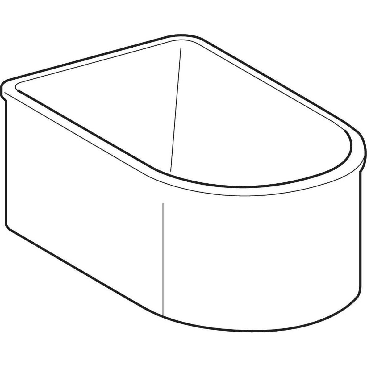 Thumbnail - Geberit, Badewanne, Keramag Säuglingspflegebecken aus Varicor 40l (86 cm, 76.50 cm)