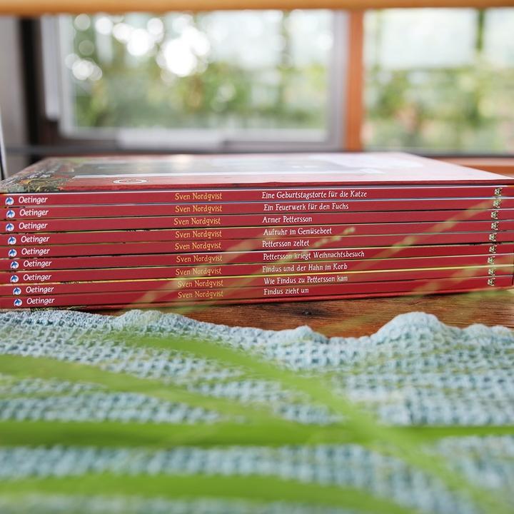 Actual product image Pettersson und Findus. Mein Pettersson und Findus Bilderbuchschatz (German, Angelica Carriage, Sven Nordqvist, 2024)