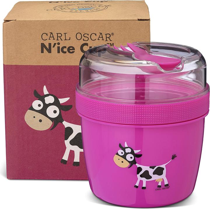 Actual product image Carl Oscar Nice Cup ™ L Purple - Cow breakfast box with cooling cartridge
