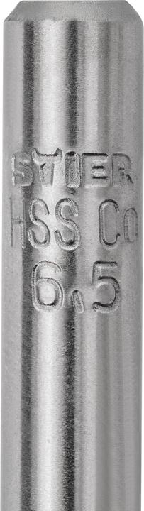 Produktbild Stier Spiralbohrer 6,5 mm Premium HSS-E Co5 DIN 338 135° (6.5 mm)